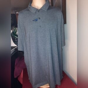 M517 Men's NWT dark grey button down collared stretch shirt